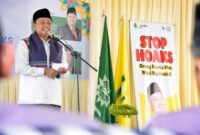 Wakil Gubernur Uu Ruzhanul Ulum Menghadiri dan Memberikan Sambutan pada Acara Keliling Jabar Belajar Literasi Baik Asyik dan Fun (Kejar Tabbayun) di Pondok Pesantren Islamic Muhammadiyah Cipanas Kab. Cianjur, Jumat (03/03).